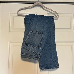 GAP high rise cheeky straight leg curve jeans